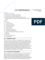 Unit-12 Liquidity Vs Profitability