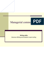 Managerial Communication - Lesson 4 Report Writing-2