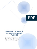 Informe de Viscosidad