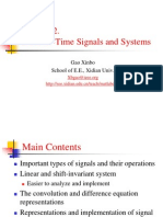 Discrete-Time Signals and Systems: Gao Xinbo School of E.E., Xidian Univ