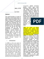 Understanding Shocks of Oil Prices: IJASCSE Vol 1 Issue 1 2012