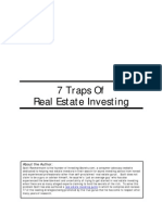 Real Estate Investing Guide - 7 Traps of Real Estate Investing