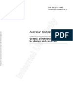 As 4300-1995 (Reference Use Only) General Conditions of Contract For Design and Construct