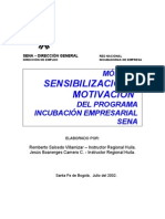 Modulo de Sensibilización y Motivación 8º