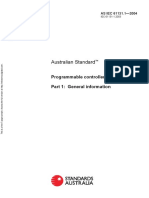 As IEC 61131.1-2004 Programmable Controllers General Information