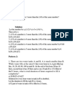 TCS 70 Patterns With Solutions