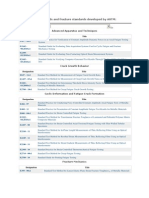 List of Fatigue Standards and Fracture Standards Developed by ASTM & ISO