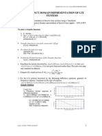 B. Frequency Domain Representation of Lti Systems: Objective