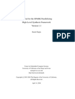 Tutorial For The SPARK Parallelizing High-Level Synthesis Framework