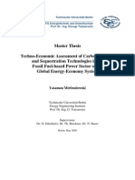 Thesis Techno-Economic Assessment of Carbon Capture