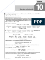 (Química 2º Bachillerato) Ejercicios + Soluciones: Química e Industria