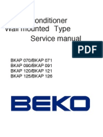 Manual Serviço Beko