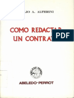 Alterini Atilio Anibal - Como Redactar Un Contrato