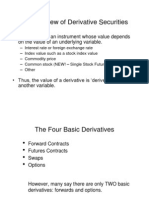 An Overview of Derivative Securities