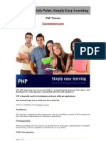 Tutorials Point, Simply Easy Learning: PHP Tutorial