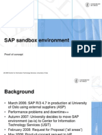 SAP Sandbox Environment