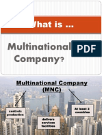 Financial Accounting Framework With Multinational Company (MNC)