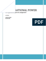 Organisational Power: An Organization Process Assignment