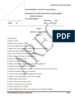 Cs2403-Digital Signal Processing