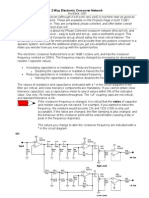 2-Way Electronic Crossover Network