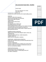 Relief Well Planning Checklist