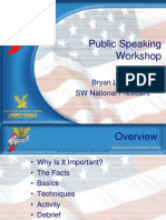 Public Speaking Workshop