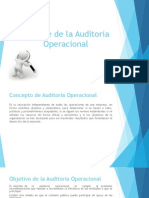 Informe de La Auditoria Operacional