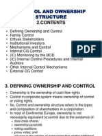 Control and Ownership Structure