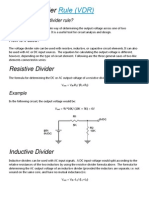 Voltage Divider Rule