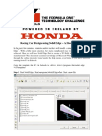 Solidedge F1 in Schools Tutorial