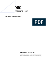 Brother LW-810icbl Parts Manual