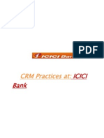 CRM Practices at Icici Bank