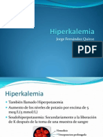 Hiperkalemia. Hiperpotasemia