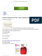 50 Most Frequently Used UNIX / Linux Commands (With Examples) PDF