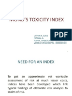 Monds Toxicity Index