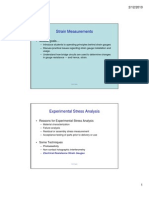 Strain Measurements: - Module Goals