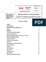 Project Standards and Specifications Cooling Tower Systems Rev01