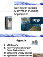 Energy Savings of Variable Frequency Drives