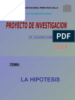 HIPOTESIS Unidad Didáctica