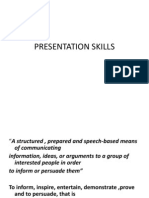 Presentation Skills