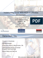 Implementing WMS and MSCA in A Wireless Environment