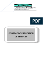 Contrat de Prestation de Services