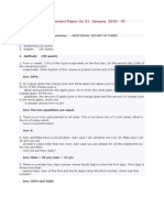 L&T Placement Paper Model