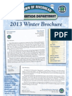 Riverhead Recreation Department Winter 2013 Brochure