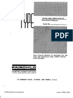 Dumont 79-02A - Dual Trace (Vertical Plugin) Instruction Manual With Maintenance Part - 6704 55l2