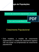 Modelos de Crescimento Populacional - Exemplos