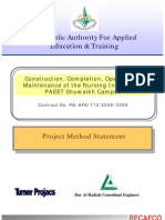 Method Statement For A Construction Project