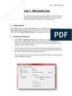 Lab1 Microstrip Line FEM FDTD