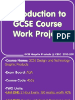 GCSE Graphic Products at CBSC 2010-2011