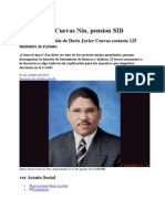 Daris Javier Reportaje de Su Pension en